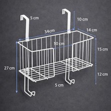 Selfbuysell Kapı Arkası Ütü ve Ütü Masası Askısı Organizer