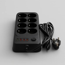 Selfbuysell Termal Akım Korumalı 8 Prizli Uzatma Kablosu