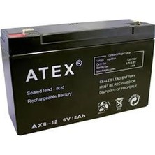 Selfbuysell Ince Akü 6V 12AH Amper (5324)