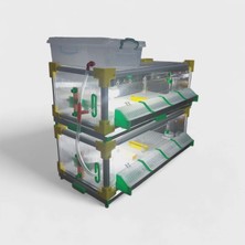 Profesyonel Civciv Büyütme ve Gelişim Kafesi DK-PRO-220/2 25 cm