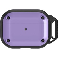 Selfbuysell Apple Airpods Pro 2 (2.nesil) Asgard Kılıf - Mor