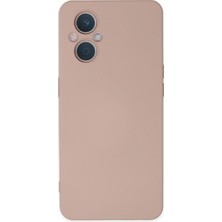 Selfbuysell Oppo Reno 7 Lite Kılıf Nano Içi Kadife Silikon - Pudra