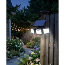 Derin Stok Güneş Enerjili Hareket Sensörlü LED Lamba Bahçe Duvar Aydınlatması