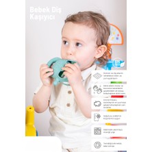 Selfbuysell Koyu Yeşil Bebek Silikon Diş Kaşıyıcı