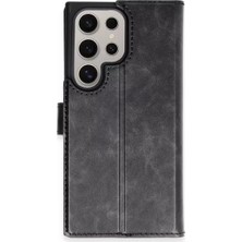 Derin Stok Newface Galaxy S24 Kılıf S Kapaklı Kılıf - Siyah