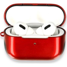 Selfbuysell Apple Airpods Pro (1.nesil) 3in1 Kılıf - Kırmızı