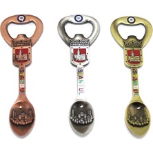 Selfbuysell Istanbul Temalı Metal Magnet ve Açacak Kaşık Tasarımlı