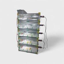 Profesyonel Civciv Büyütme ve Gelişim Kafesi DK-PRO-220/5 25 cm