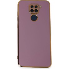 Selfbuysell Xiaomi Redmi Note 9 Kılıf Volet Silikon - Mor