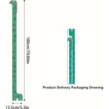 Selfbuysell Sevimli Dinozor Boy Ölçüsü Sticker