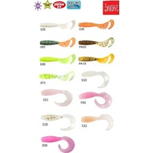 Lucky John Micro Grub 1’’ 2.5cm Silikon Yem 15PCS