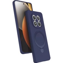 Derin Stok Newface Redmi Note 15 5g Magsafe Standlı Kapak - Lacivert