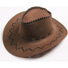 Najmaddin Bayilik Süet Kovboy Şapkası Çocuk Najmaddin