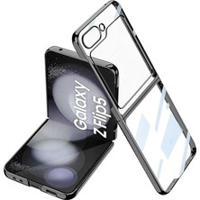 Selfbuysell Samsung Galaxy Z Flip 5 Kılıf Fold Element Kapak - Siyah