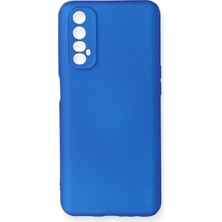 Selfbuysell Realme 7 Kılıf First Silikon - Mavi
