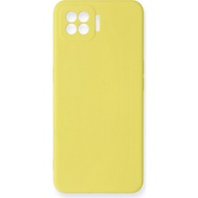 Selfbuysell Oppo A73 Kılıf Nano Içi Kadife Silikon - Sarı