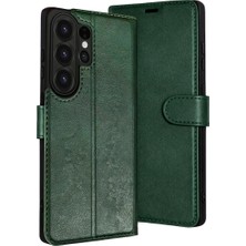 Selfbuysell Samsung Galaxy S26 Ultra Trend S Plus Kapaklı Kılıf - Yeşil