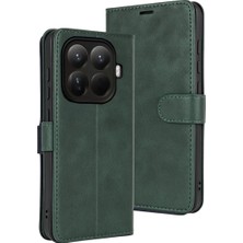 Selfbuysell Xiaomi Mi 15T Pro Trend S Plus Kapaklı Kılıf - Yeşil