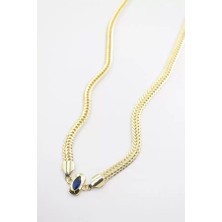 Ata Store Taşlı Vip Kolye - Altın