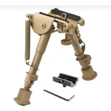 Selfbuysell Üstün Metal Alaşım Yaylı Bipod Çatalayak