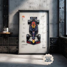Persona Istanbul Artificial Collection "red Bull Racing: Hızın Anatomisi" - F1 Teknik Çizim Posteri (Çerçevesiz)