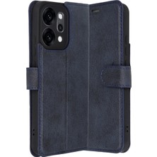 Selfbuysell Oppo Reno 14 Trend S Plus Kapaklı Kılıf - Lacivert