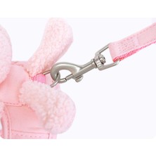 Selfbuysell Evcil Hayvan Peluş Ayıcıklı Göğüs Gezdirme Tasması Set