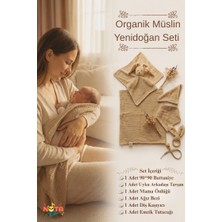 Nota Kids Organik Müslin Bebek Hediye Seti – %100 Pamuk Yenidoğan Seti (Hediye Kutulu)