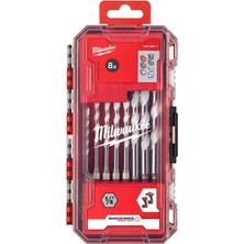 T4932493871 - Milwaukee 8 Parça Multi Materyal Matkap Ucu Set