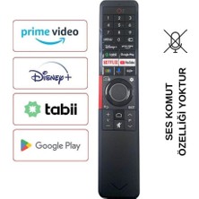 Electroon Vestel RM-L2010 Uyumlu Google Play Android Tv Kumanda - Ses Komutsuz