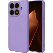 Selfbuysell Xiaomi Mi 15T Pro Nano Içi Kadife Silikon - Lila