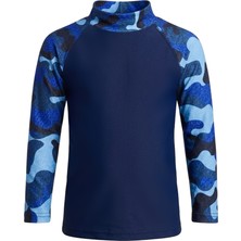 Donlaritta Güneş Uv Koruyucu Çocuk Rash Guard - Uzun Kollu Deniz Havuz Mayo Üstü