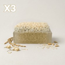 Argentum Natural Pirinç Kabak Lifli Sabun Avantajlı Paket