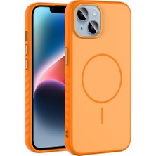 Apple iPhone 14 Kılıf M-Safe Şarj Özellikli Zore Tea Kapak