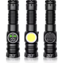 Watton 9 Mod Şarjlı Kamp Lambası ve El Feneri – Çok Fonksiyonlu LED Aydınlatma WT-704