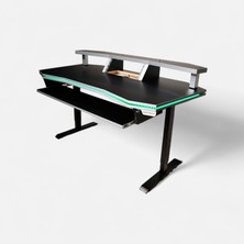 Monodesk Premium Edition Stüdyo Masası Mat Siyah 170 Cm.