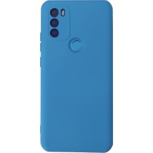 Selfbuysell General Mobile Gm 21 Plus Kılıf Nano Içi Kadife Silikon - Mavi