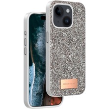 Hnrlishp Onegif Iphone 15 Bright Simli Kapak - Gold