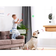 Selfbuysell Çift Lensli Iç Mekan Wi-Fi Kamera