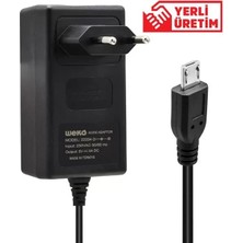 Nacario Weko 5 Volt - 3 Amper Micro USB Uçlu Priz Tipi Adaptör