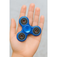 C&On Design Uzun Süre Dönen Metal Stres Çarkı - Mavi Rengi / Fidget Spinner