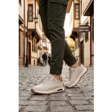 Pepita E350 Rahat Hafif Lastik Bağcıklı Özel Tasarım Spor Sneaker Erkek Ayakkabı