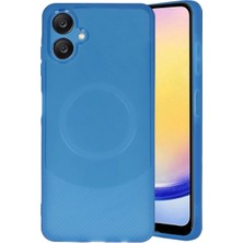 Selfbuysell Samsung A06 Kılıf Maya Karbon Kapak - Lacivert