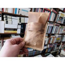 Mahfuz Gerçek Deri Özel Kalemleriniz Için Kalemlik Kalem Kutu ( 5*6 Kalem Için ) 28 cm \ 9.5 cm DAK72