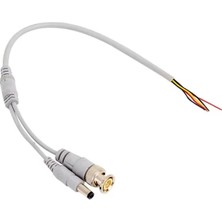 Nacario Pm-35 Erkek Bnc + Power Jacklı 30CM Güvenlik Kamera Kablosu