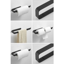 Selfbuysell Metal Mat Siyah Havluluk