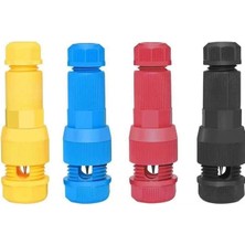 Nacario PM-25898 Su Geçirmez 1 Pin Konnektör Karışık Renk