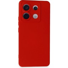 Selfbuysell Xiaomi Redmi Note 13 Pro 5g Kılıf Nano Içi Kadife Silikon - Kırmızı