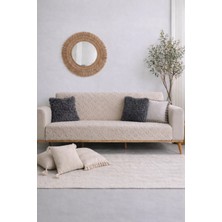 Shopyteks Şönil Koltuk Örtüsü 170X210 Modern Baklava Desenli Evcil Hayvan Dostu Kanepe & Çekyat Örtüsü