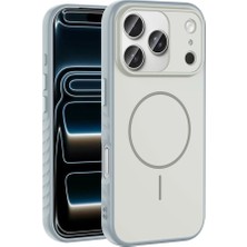 Apple iPhone 17 Pro Max Kılıf M-Safe Şarj Özellikli Zore Tea Kapak